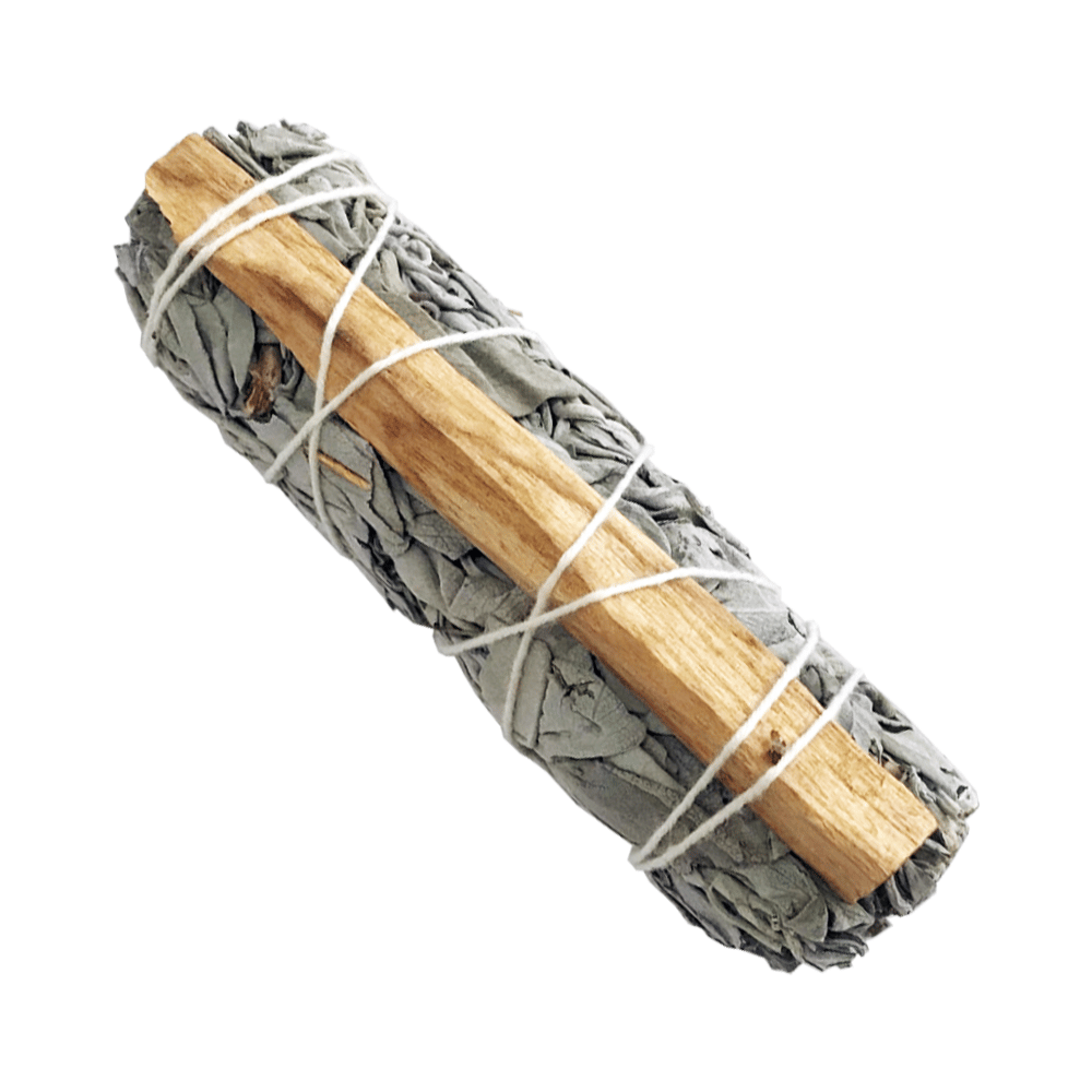 Salvia Blanca con Palo Santo – Limpieza, Protección y Energía Positiva